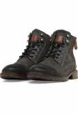 Mustang Herren Boots im Materialmix dunkelgrau