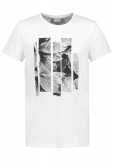 T-Shirt mit Black & White-Print