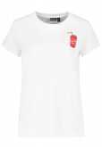 T-Shirt mit Miniprint Drinks