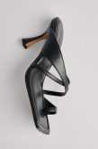 NA-KD Shoes High-Heels mit gekreuzten Zehenriemen - Black