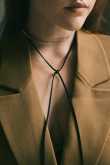 NA-KD Halskette aus Wildleder mit Details - Black,Silver