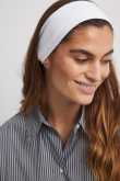 NA-KD Accessories Jersey Stirnband - White