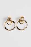NA-KD Ohrringe mit mehrlagigen Ringen - Gold