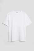 NA-KD Basic T-Shirt mit rundem Ausschnitt aus Bio-Baumwolle - White