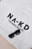 NA-KD Accessories Kantige Sonnenbrille - Black